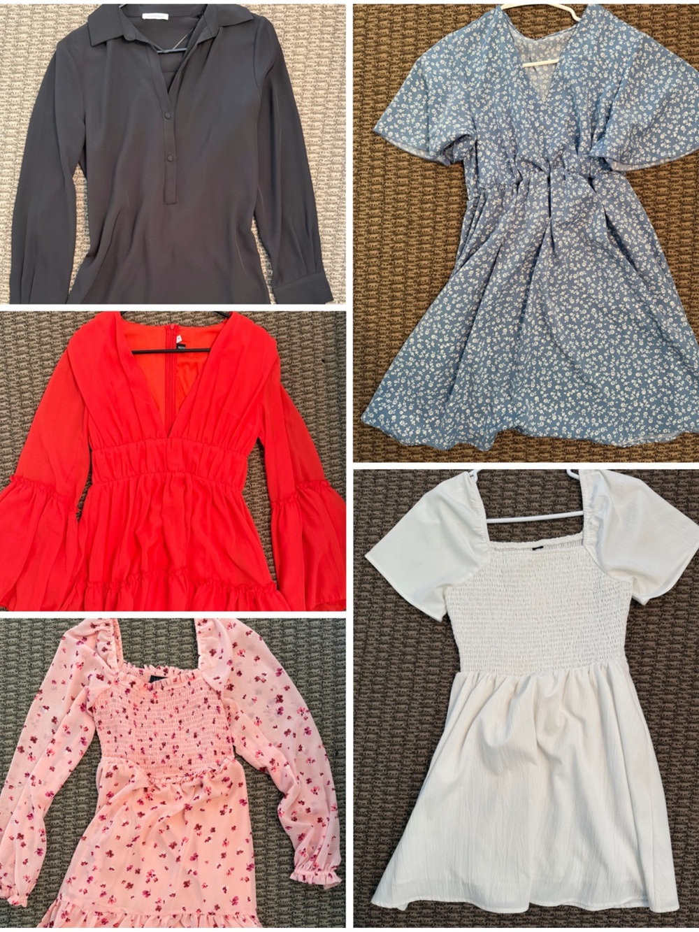 5 women’s dresses